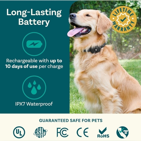 Wireless Dog Fence System & Remote Training Collar - Picture 6 of 10